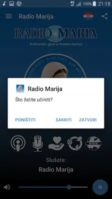 Radio Marija android App screenshot 0