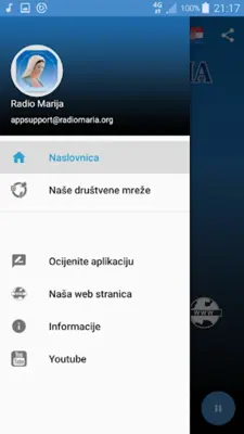 Radio Marija android App screenshot 1